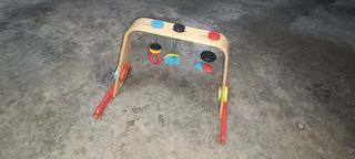 Gimnasio bebé madera colorido 