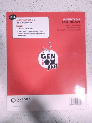 Libros de 2.bachillerato