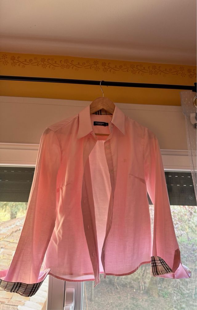 Camisa Burberry rosa mujer
