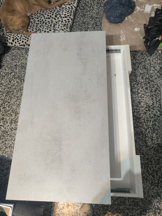 Mesa blanca comedor - madera
