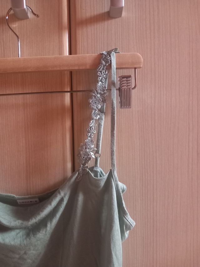 Pigiama Lovable due pezzi estivo verde femminile 