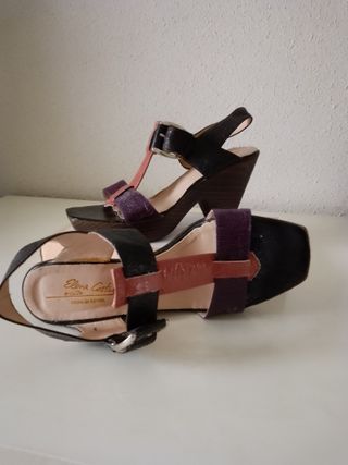 Sandalias tacón 