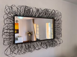 Espejo moderno - marco metal