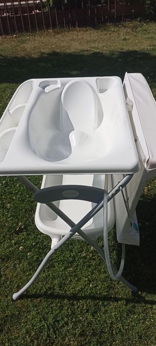 Bañera-cambiador bebé plegable
