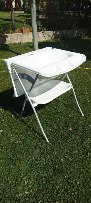 Bañera-cambiador bebé plegable