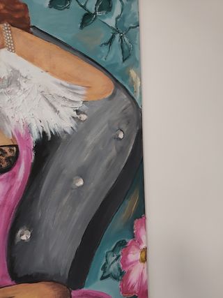 Quadro Dipinto a mano Donna