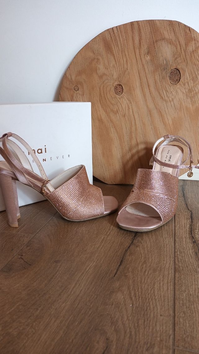 Sandali OMAI rosa glitter tg 40