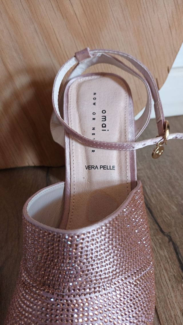 Sandali OMAI rosa glitter tg 40