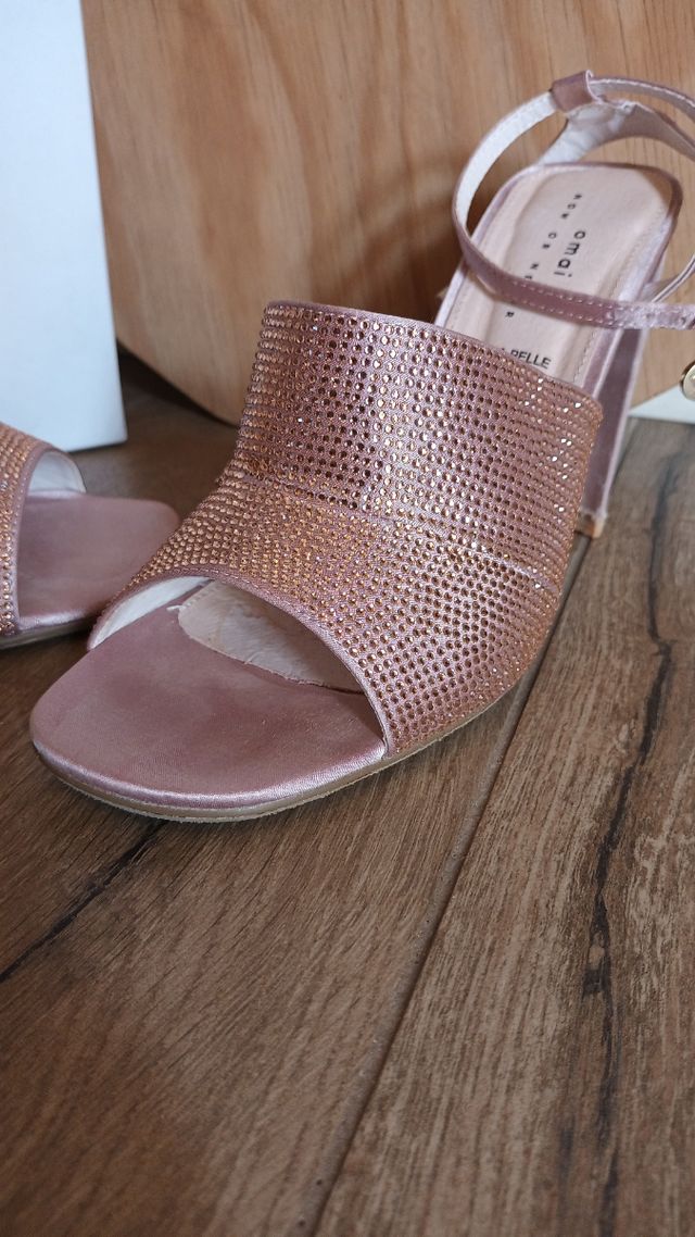Sandali OMAI rosa glitter tg 40