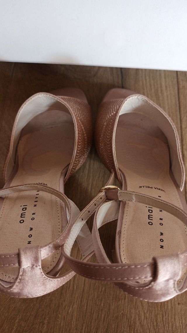 Sandali OMAI rosa glitter tg 40