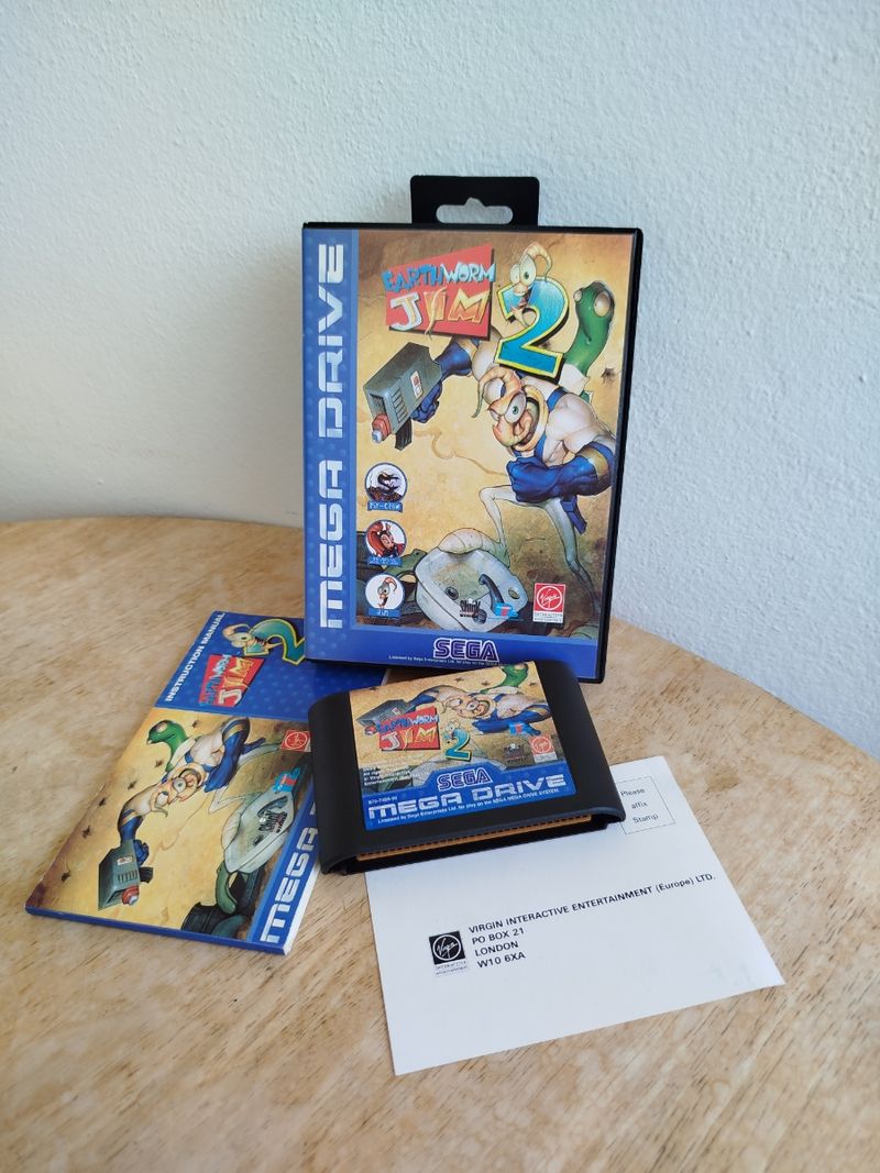 Imagen de Muy buen estado Earthworm Jim 2 sega megadrive com
