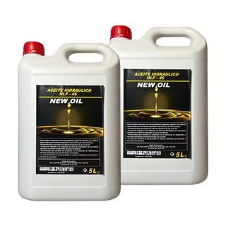 Pack 2x Newoil aceite hidraulico HLP 46 5L