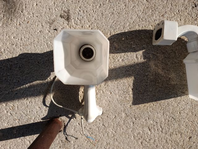 2 Lamparas Pared Porcelana Vintage