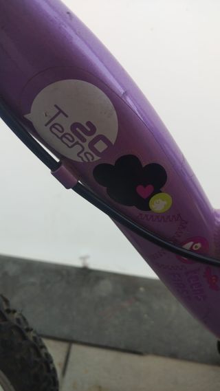 Bicicleta niña 20" lila