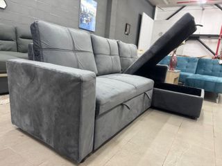 SOFA CHAISE LONGUE REVERSIBLE CON CANAPE TARA
