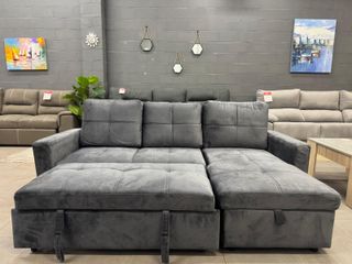 SOFA CHAISE LONGUE REVERSIBLE CON CANAPE TARA