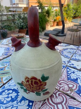 Brocca Ceramica Antica Souvenir in coccio Canarie
