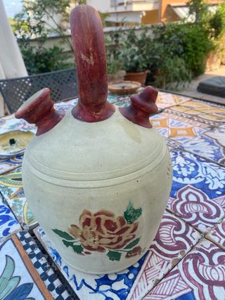 Brocca Ceramica Antica Souvenir in coccio Canarie
