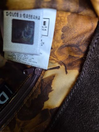 Dolce&Gabbana - Borsa Camoscio Marrone