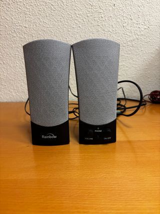 Altavoces Rainbow Gris y Negro