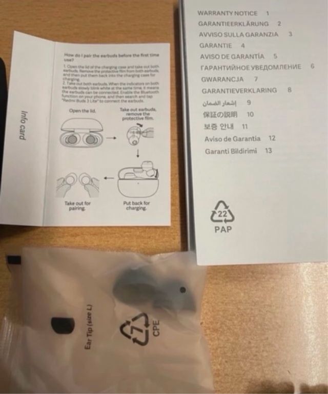 Auriculares Xiaomi Redmi Buds 3 Lite