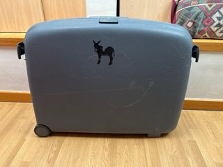 Maleta Samsonite gris-beige