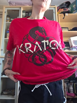 Camiseta Kratos roja