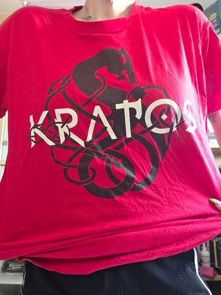 Camiseta Kratos roja
