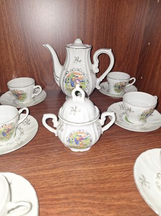 Juego café porcelana japonesa