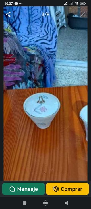 Juego Café Porcelana Vintage