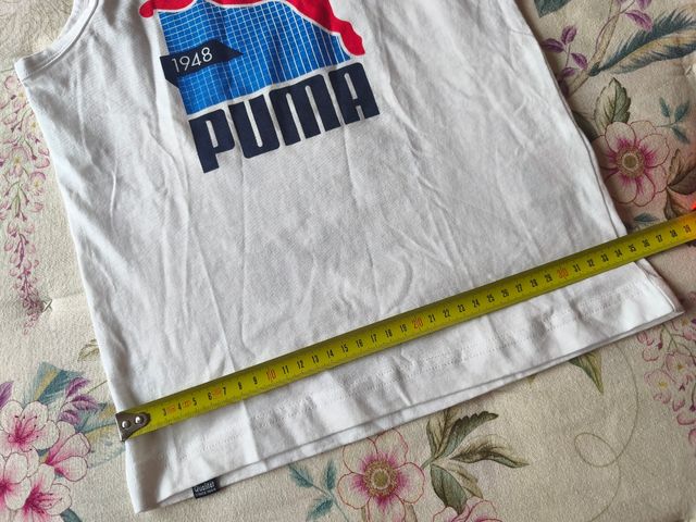 Camiseta Puma niño - Blanca