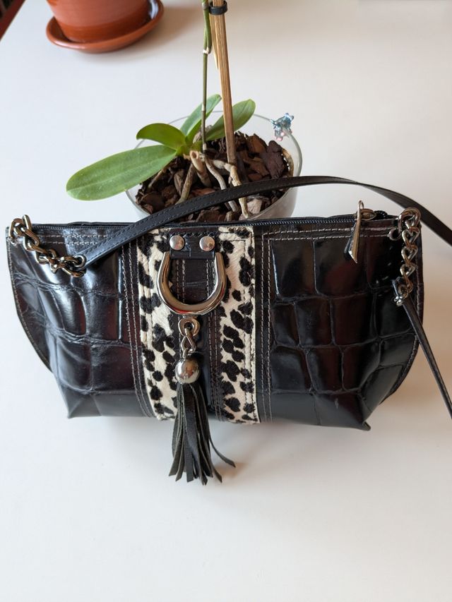 Bolso Francis y Teo piel bicolor