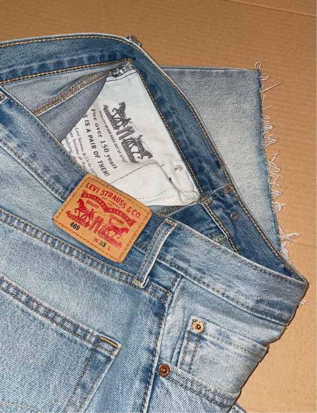 Levi's 469 W33 Shorts Vaqueros Nuevos