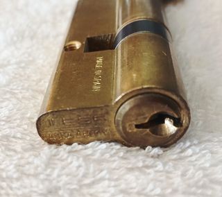 Cerradura, bombín TESA con llaves 70mm (30mm+40mm)