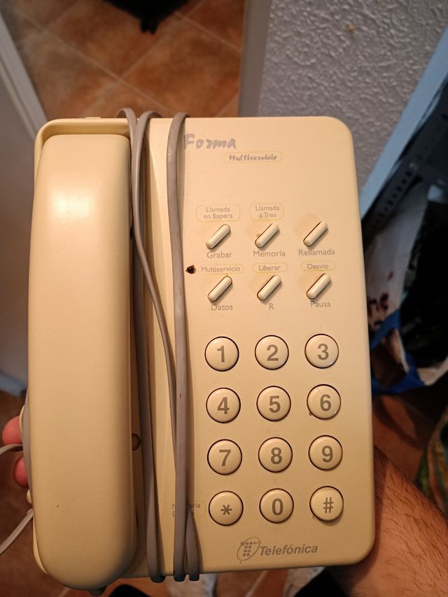 Teléfono Fijo Forma - Beige