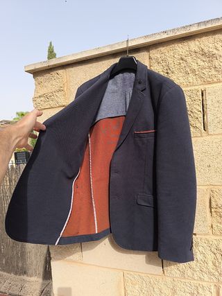 Americana Mexx azul marino - Talla 52