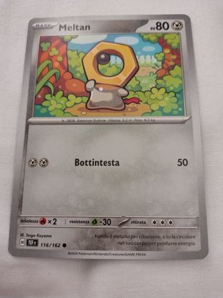 Carta Pokemon Meltan 80 PS - Base