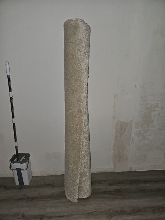 Alfombra beige - Alfombra de pelo