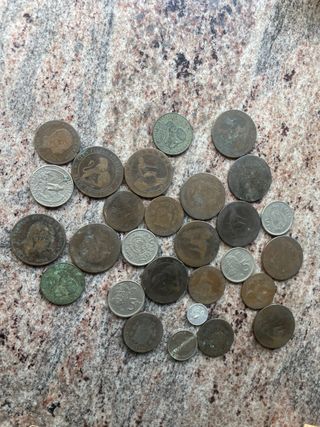 Monedas y billetes antiguos 