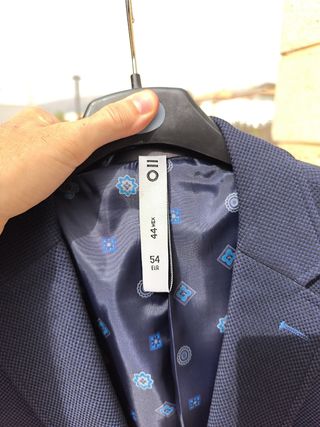 Americana Puroego azul - Talla 54