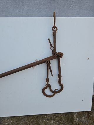 Báscula romana antigua (120kg)