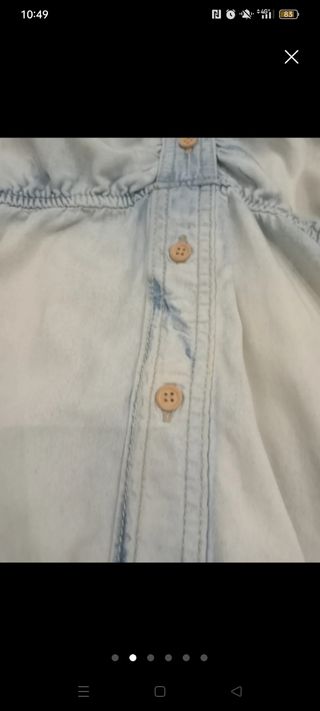 2 Vestidos: Azul y Flores