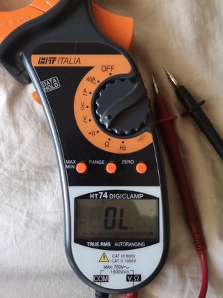 Pinza amperometrica/tester digitale HT Italia HT74