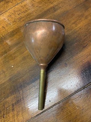 Imbuto rame antico h 23cm