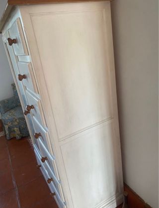 Armario madera maciza - 6 cajones