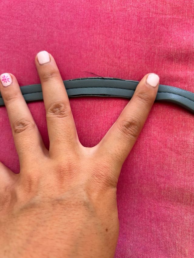 Bolso Parfois azul y beige