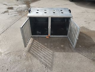 Transportín aluminio para mascotas