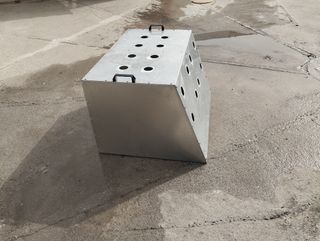 Transportín aluminio para mascotas