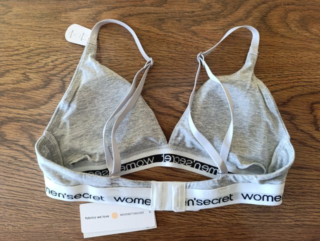 Sujetador Gris Women'secret S nuevo