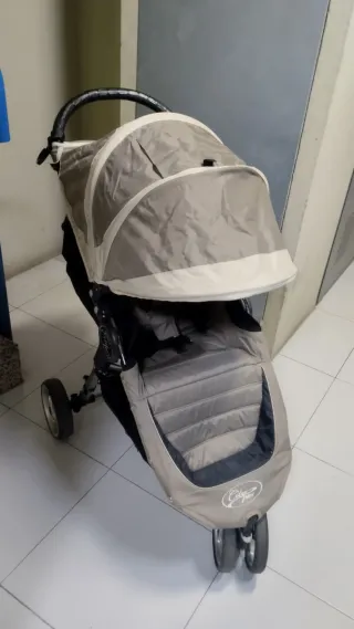 Baby Jogger City Mini 3 - verde oliva-beig